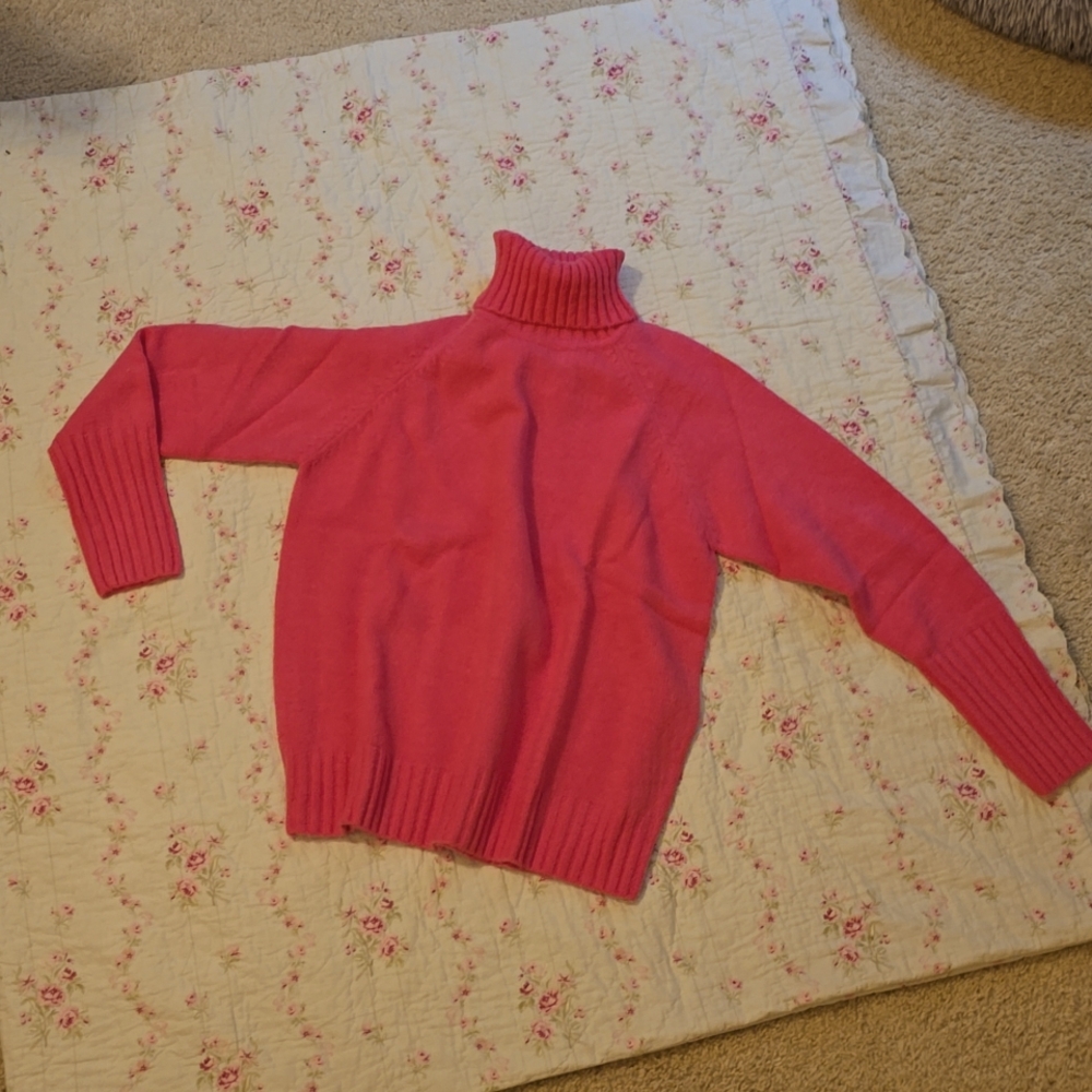 Made With love ❤️  XL sweater with ribbed turtleneck and sleeves. New with tags.
